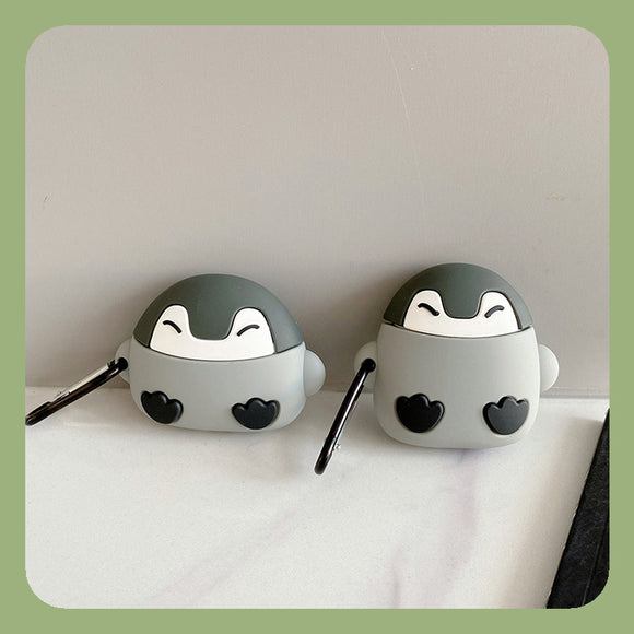 airpods pro case cute penguin silicone airpods case