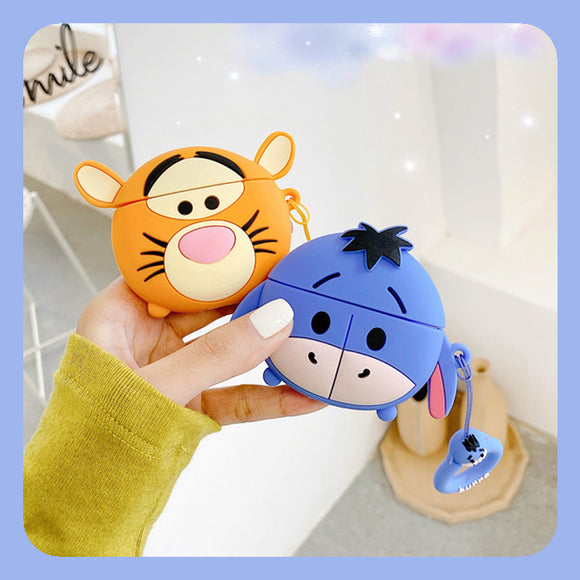 airpods pro case cute Tigger & Eeyore silicone airpods case Tigger&Eeyore