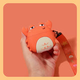 airpods pro case cute crab silicone airpods case