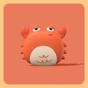 airpods pro case cute crab silicone airpods case