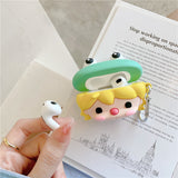 airpods pro case cute frog silicone airpods case