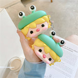 airpods pro case cute frog silicone airpods case