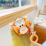 airpods pro case cute Tigger &amp; Eeyore silicone airpods case Tigger&amp;Eeyore