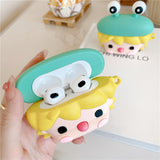 airpods pro case cute frog silicone airpods case