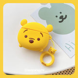 airpodspro case cute Donald Daisy Pooh Piglet Disney silicone airpods case pink white yellow