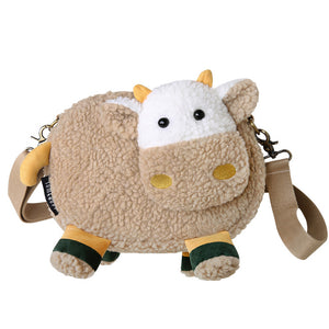 Sheep Tote Bag Women's Shoulder Bag Cute Stuffed Animal Date Outing Present