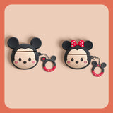 airpodspro case cute Mickey/Minnie Mouse Disney silicone airpods case black