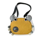 Cute crab shoulder bag, unisex tote bag, date, outing, gift