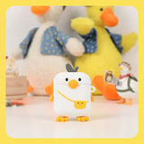 airpodspro case cute chicken silicone airpods case white black