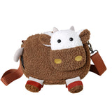 Sheep Tote Bag Women's Shoulder Bag Cute Stuffed Animal Date Outing Present