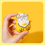 airpodspro case cute chicken silicone airpods case yellow