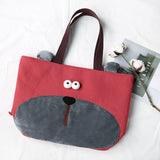 Bear Tote Bag Women's Shoulder Bag Cute Date Outing Present