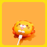 airpodspro case cute lion silicone airpods case orange