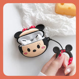 airpodspro case cute Mickey/Minnie Mouse Disney silicone airpods case black