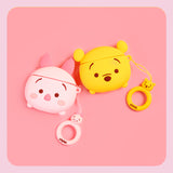 airpodspro case cute Donald Daisy Pooh Piglet Disney silicone airpods case pink white yellow