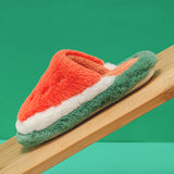 Cute indoor slippers fluffy cold room shoes light