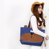 Bear Tote Bag Women's Shoulder Bag Cute Date Outing Present