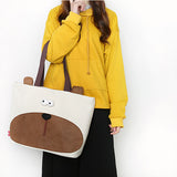 Bear Tote Bag Women's Shoulder Bag Cute Date Outing Present