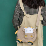 Sheep Tote Bag Women's Shoulder Bag Cute Stuffed Animal Date Outing Present