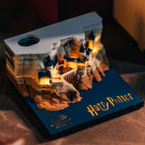 [Popular Item] Harry Potter Notepad Hogwarts Castle Pen Stand