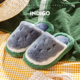 Cute indoor slippers fluffy cold room shoes light