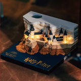 [Popular Item] Harry Potter Notepad Hogwarts Castle Pen Stand