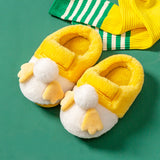 Cute Room Shoes, Fluffy Indoor Cold Slippers, Light