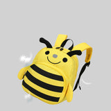 Children's backpack with lost string, loss prevention, honey, stretchable, yellow, pink