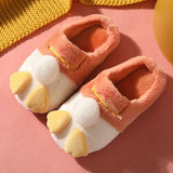 Cute Room Shoes, Fluffy Indoor Cold Slippers, Light